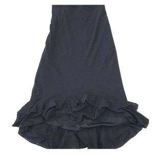 Black flamenco style skirt size Small